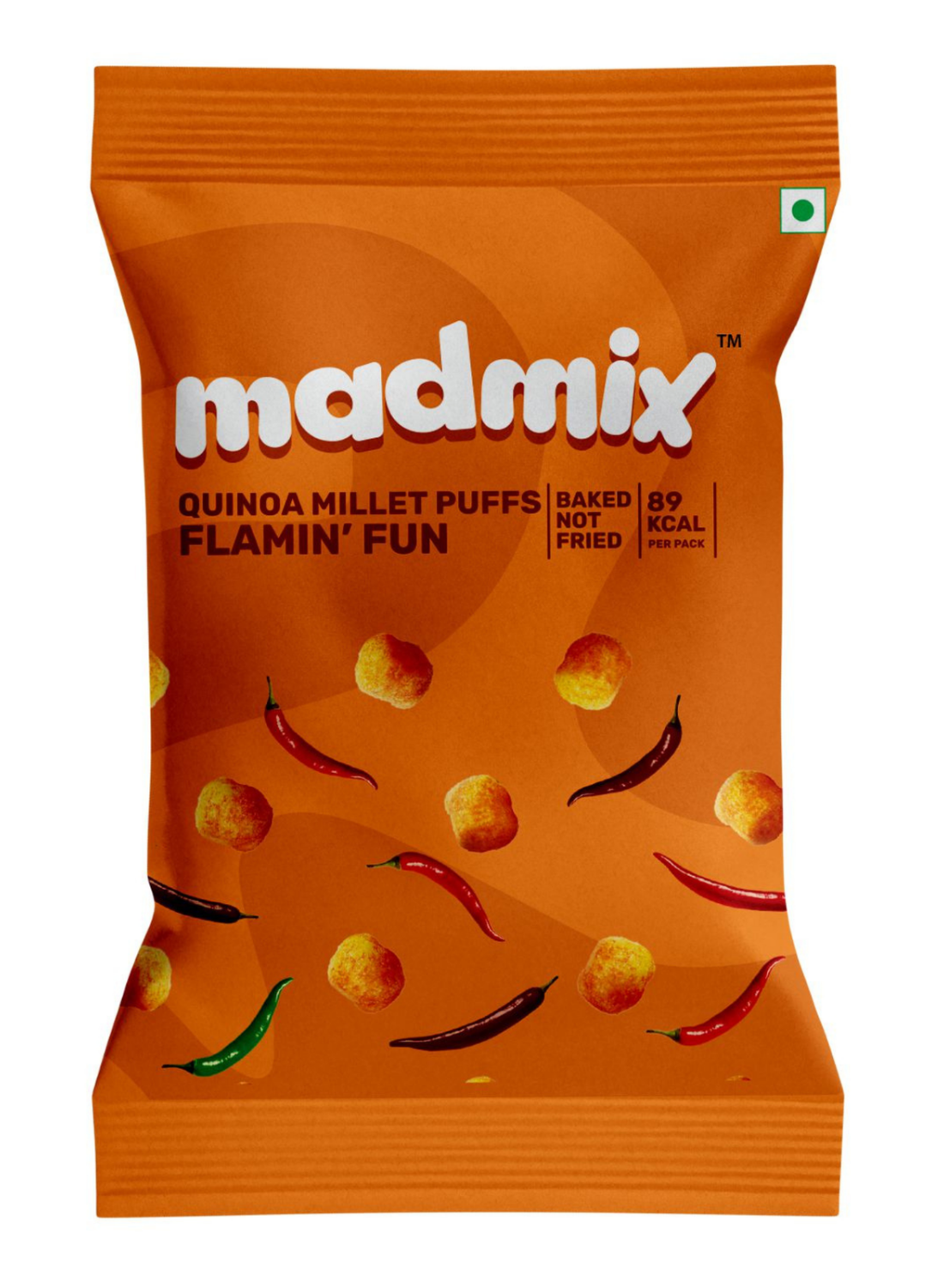 quinoa millet puffs flamin fun