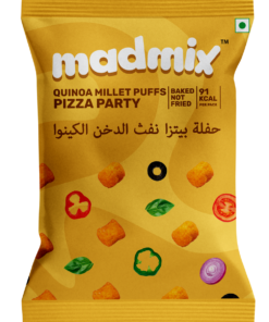 Quinoa Millet Puffs Pizza Party