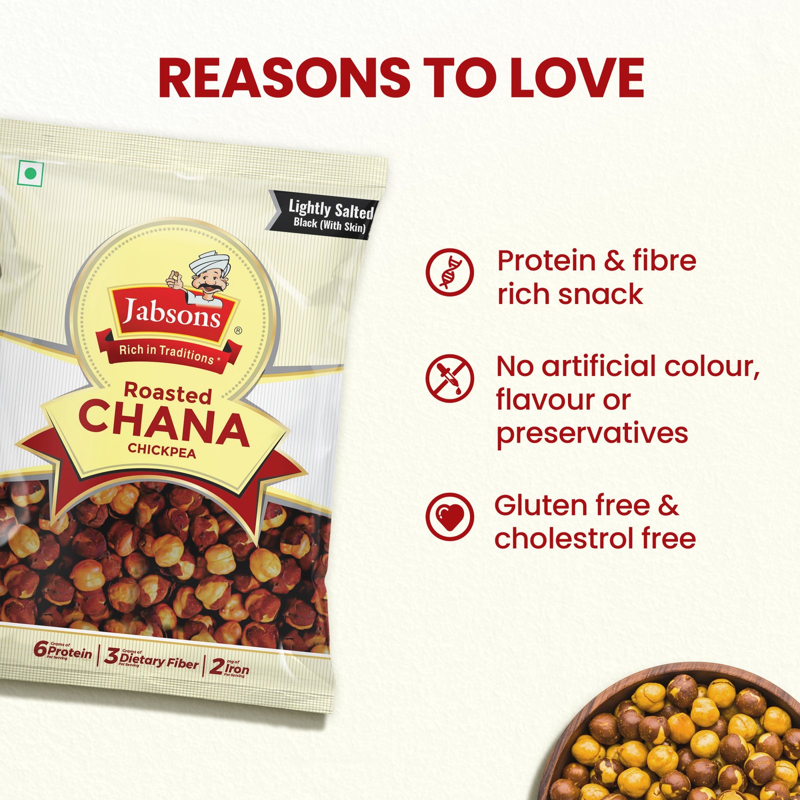 black salted roasted chana black salted roasted chana